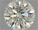 Natural Diamond 0.40 Carats, Round with Excellent Cut, K Color, IF Clarity and Certified by IGI