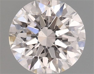 Picture of Natural Diamond 0.41 Carats, Round with Excellent Cut, D Color, SI2 Clarity and Certified by GIA