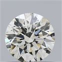 Natural Diamond 0.57 Carats, Round with Excellent Cut, K Color, SI1 Clarity and Certified by GIA