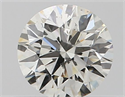 Natural Diamond 0.50 Carats, Round with Excellent Cut, I Color, SI2 Clarity and Certified by GIA