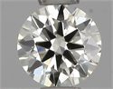 Natural Diamond 0.40 Carats, Round with Very Good Cut, K Color, VS1 Clarity and Certified by IGI