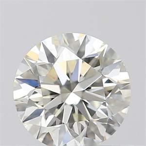 Picture of Natural Diamond 0.50 Carats, Round with Excellent Cut, K Color, VS2 Clarity and Certified by GIA