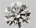 Natural Diamond 0.50 Carats, Round with Excellent Cut, J Color, VS1 Clarity and Certified by GIA