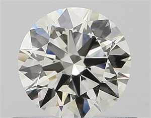 Picture of Natural Diamond 0.50 Carats, Round with Excellent Cut, J Color, VS1 Clarity and Certified by GIA