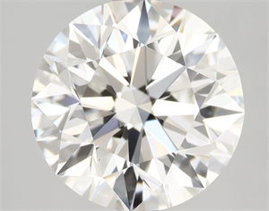 Picture of Natural Diamond 2.52 Carats, Round with Excellent Cut, G Color, VS2 Clarity and Certified by GIA