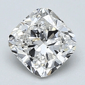 Picture of 0.46 Carats, Cushion Diamond with Very Good Cut, E VS1 Clarity and Certified By EGL
