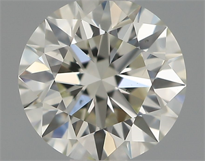 Picture of Natural Diamond 0.52 Carats, Round with Excellent Cut, I Color, VS2 Clarity and Certified by IGI