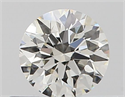 Natural Diamond 0.42 Carats, Round with Excellent Cut, I Color, VVS2 Clarity and Certified by GIA