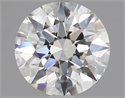 Natural Diamond 1.51 Carats, Round with Excellent Cut, H Color, VVS1 Clarity and Certified by GIA