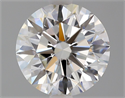 Natural Diamond 2.01 Carats, Round with Excellent Cut, I Color, VVS2 Clarity and Certified by GIA