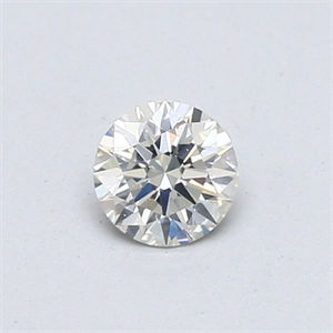 Picture of Natural Diamond 0.40 Carats, Round with Excellent Cut, J Color, SI2 Clarity and Certified by GIA