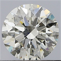 Natural Diamond 0.50 Carats, Round with Excellent Cut, I Color, VS2 Clarity and Certified by GIA