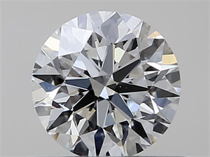 Picture of Natural Diamond 0.41 Carats, Round with Excellent Cut, F Color, VS2 Clarity and Certified by GIA