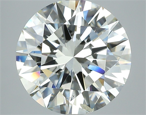 Picture of Natural Diamond 5.03 Carats, Round with Excellent Cut, J Color, SI2 Clarity and Certified by GIA