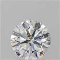 Natural Diamond 1.66 Carats, Round with Excellent Cut, G Color, IF Clarity and Certified by GIA