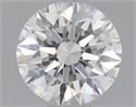 Natural Diamond 0.40 Carats, Round with Excellent Cut, F Color, SI1 Clarity and Certified by GIA