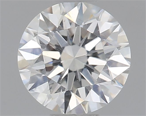 Picture of Natural Diamond 0.40 Carats, Round with Excellent Cut, F Color, SI1 Clarity and Certified by GIA