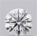 Natural Diamond 0.51 Carats, Round with Excellent Cut, J Color, SI1 Clarity and Certified by GIA