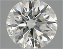 Natural Diamond 0.50 Carats, Round with Excellent Cut, F Color, SI1 Clarity and Certified by IGI