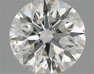 Picture of Natural Diamond 0.50 Carats, Round with Excellent Cut, F Color, SI1 Clarity and Certified by IGI