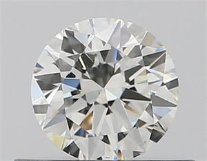 Picture of Natural Diamond 0.40 Carats, Round with Very Good Cut, F Color, SI1 Clarity and Certified by GIA