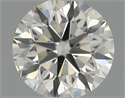 Natural Diamond 0.51 Carats, Round with Excellent Cut, H Color, SI1 Clarity and Certified by IGI