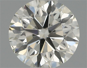 Picture of Natural Diamond 0.51 Carats, Round with Excellent Cut, H Color, SI1 Clarity and Certified by IGI