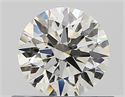 Natural Diamond 0.52 Carats, Round with Excellent Cut, I Color, VS2 Clarity and Certified by GIA