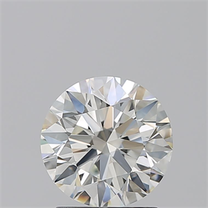 Picture of Natural Diamond 1.70 Carats, Round with Excellent Cut, I Color, VVS1 Clarity and Certified by GIA