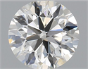 Natural Diamond 0.50 Carats, Round with Very Good Cut, I Color, SI1 Clarity and Certified by GIA