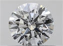 Natural Diamond 0.43 Carats, Round with Excellent Cut, G Color, SI1 Clarity and Certified by GIA