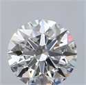 Natural Diamond 0.40 Carats, Round with Excellent Cut, H Color, IF Clarity and Certified by GIA