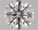 Natural Diamond 1.50 Carats, Round with Excellent Cut, E Color, SI1 Clarity and Certified by GIA