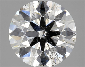 Picture of Natural Diamond 2.00 Carats, Round with Excellent Cut, I Color, I1 Clarity and Certified by GIA