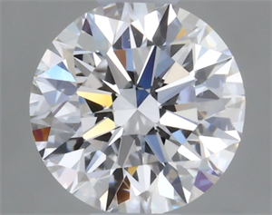 Picture of Natural Diamond 0.40 Carats, Round with Excellent Cut, E Color, VS2 Clarity and Certified by GIA