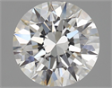 Natural Diamond 3.51 Carats, Round with Excellent Cut, E Color, VVS2 Clarity and Certified by GIA