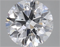 Natural Diamond 0.40 Carats, Round with Excellent Cut, D Color, VVS1 Clarity and Certified by IGI