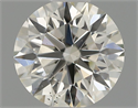 Natural Diamond 0.53 Carats, Round with Excellent Cut, J Color, VS2 Clarity and Certified by IGI