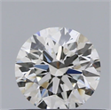 Natural Diamond 0.41 Carats, Round with Excellent Cut, I Color, VS1 Clarity and Certified by GIA