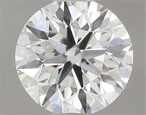 Picture of Natural Diamond 0.40 Carats, Round with Excellent Cut, H Color, VS2 Clarity and Certified by GIA