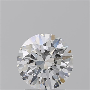 Picture of Natural Diamond 1.90 Carats, Round with Excellent Cut, E Color, VVS1 Clarity and Certified by GIA