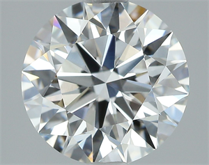 Picture of Natural Diamond 2.03 Carats, Round with Excellent Cut, D Color, VVS2 Clarity and Certified by GIA