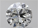 Natural Diamond 0.51 Carats, Round with Good Cut, K Color, VVS2 Clarity and Certified by GIA