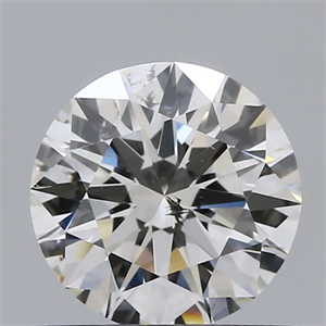 Picture of Natural Diamond 0.64 Carats, Round with Excellent Cut, H Color, I1 Clarity and Certified by GIA