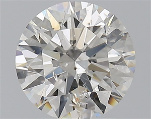 Picture of Natural Diamond 1.81 Carats, Round with Excellent Cut, H Color, SI2 Clarity and Certified by GIA