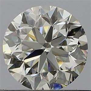 Picture of Natural Diamond 0.50 Carats, Round with Very Good Cut, I Color, VS1 Clarity and Certified by GIA