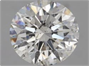 Natural Diamond 2.02 Carats, Round with Excellent Cut, I Color, SI2 Clarity and Certified by GIA