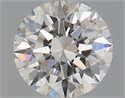 Natural Diamond 0.40 Carats, Round with Excellent Cut, H Color, SI1 Clarity and Certified by GIA