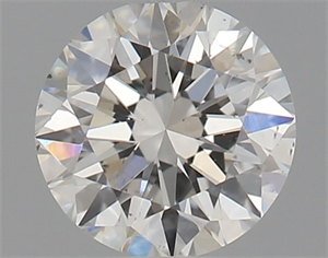 Picture of Natural Diamond 0.40 Carats, Round with Excellent Cut, H Color, SI1 Clarity and Certified by GIA