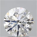 Natural Diamond 1.90 Carats, Round with Excellent Cut, G Color, SI1 Clarity and Certified by GIA